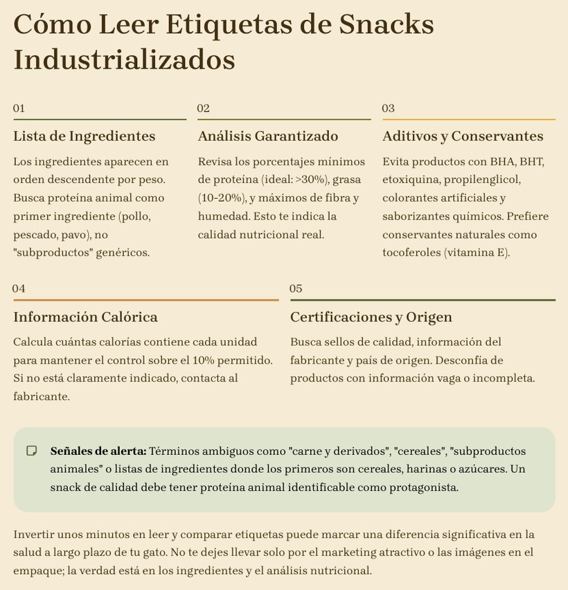 Página del material: Cómo leer una etiqueta
